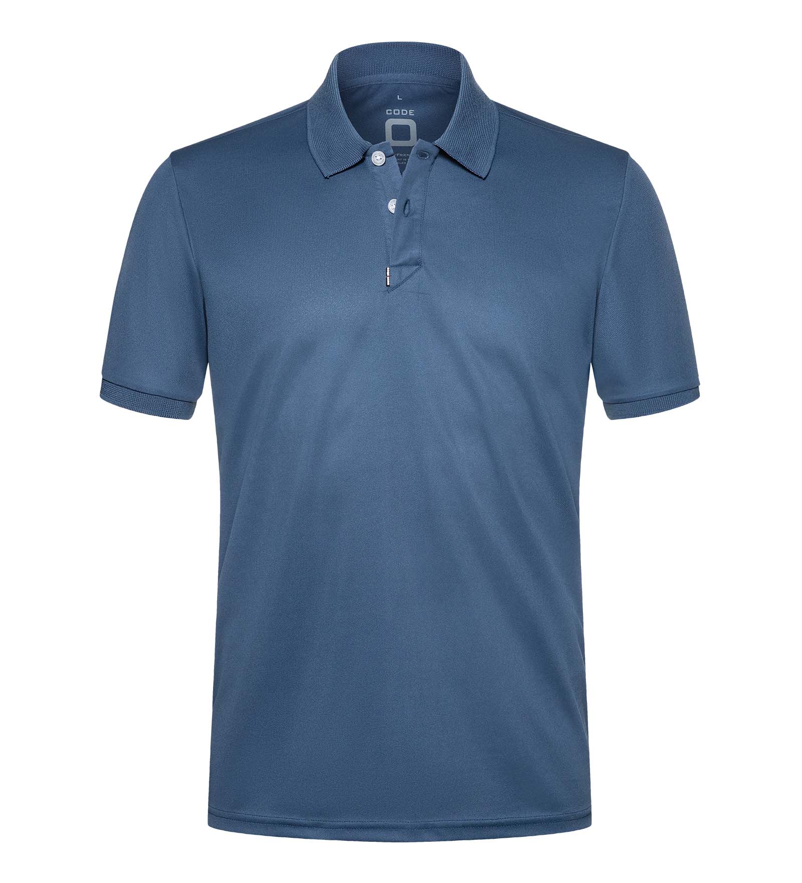 Polo shirt quick-dry blue
